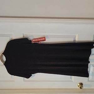 Vintage Maggy London mock neck dress